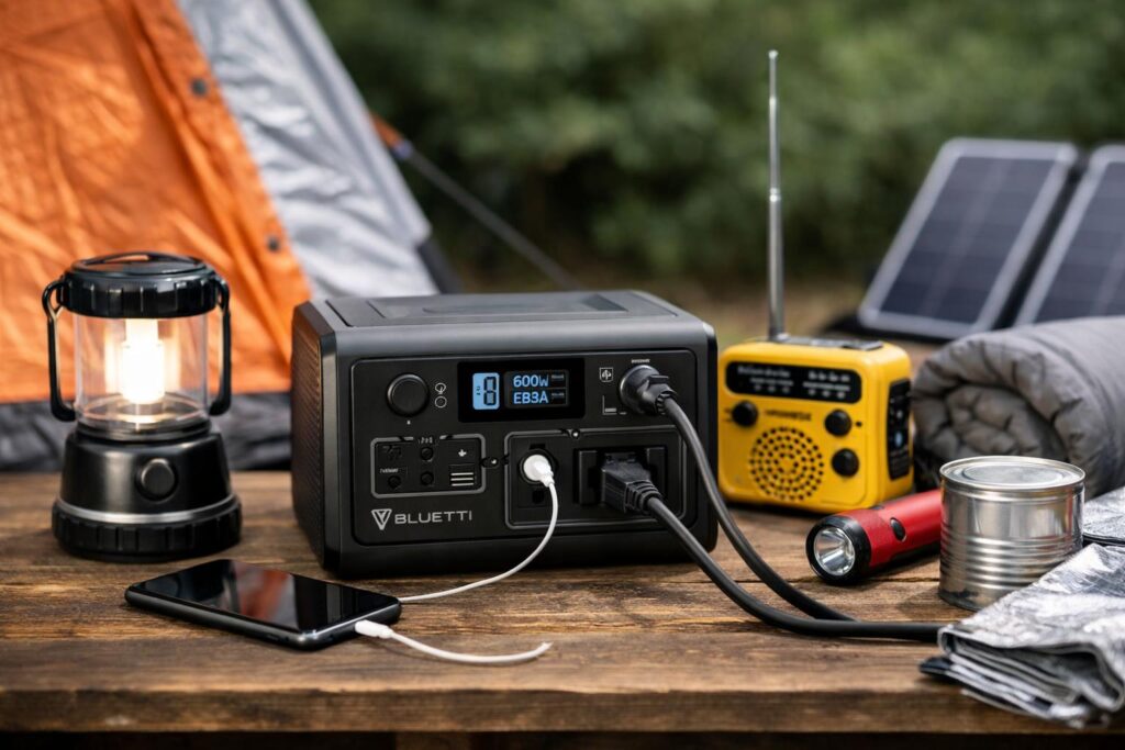 BLUETTI EB3Aを防災用途で活用する