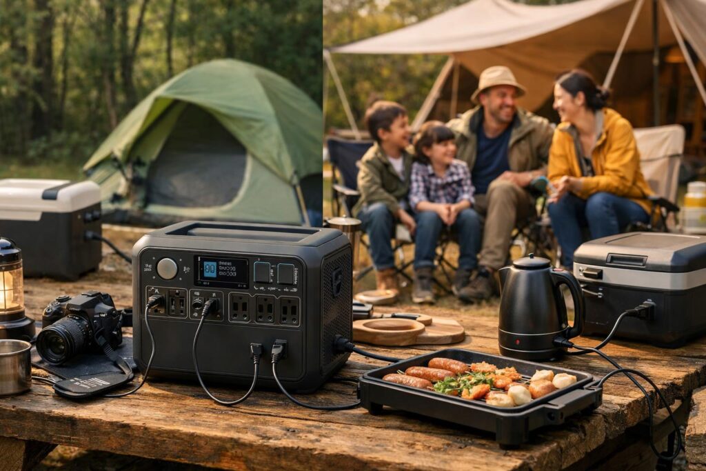 キャンプでのBLUETTI AORA 100 V2の実用性をチェック