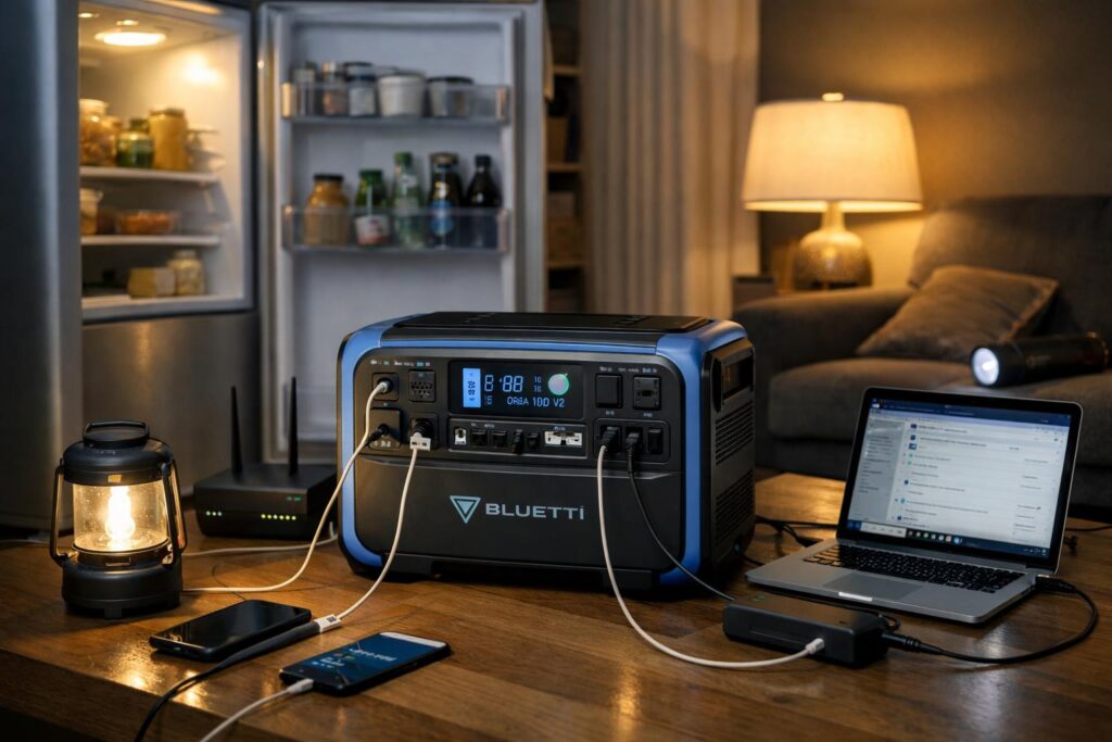 停電対策としてのBLUETTI AORA 100 V2の安心度