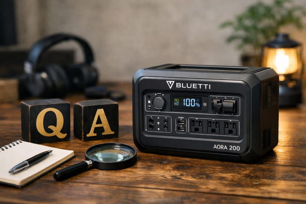 BLUETTI AORA 200のQ&A(よくある質問)