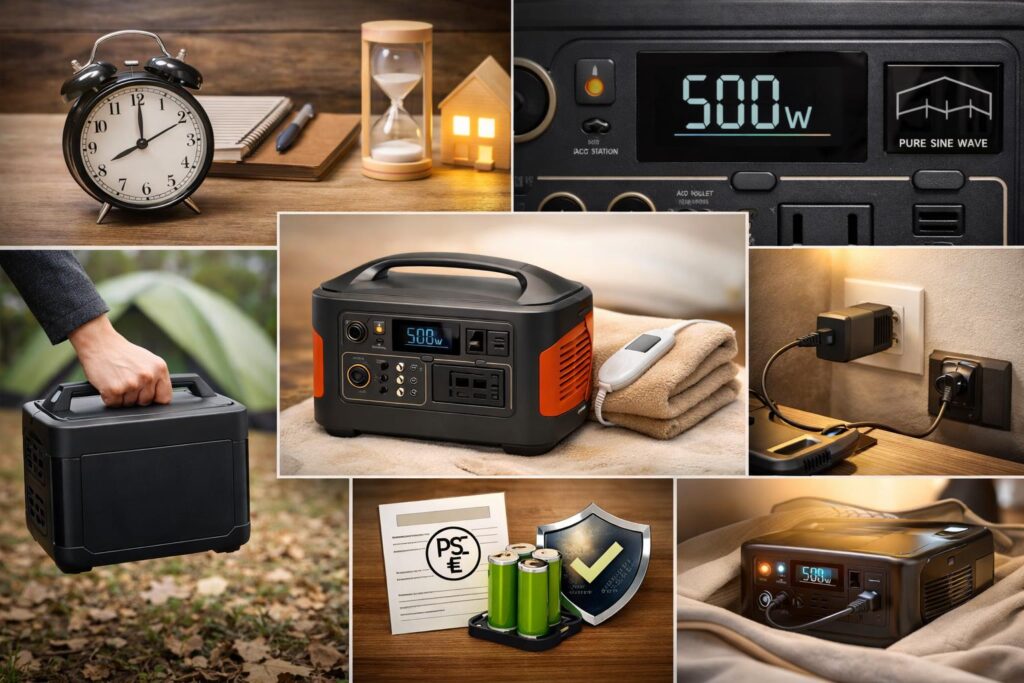 「買ったのに合わなかった」を防ぐ、電気毛布用ポータブル電源の選び方