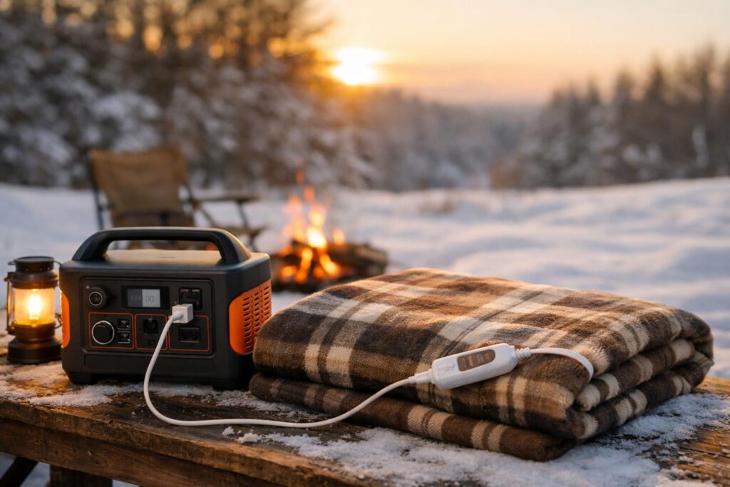 寒い季節にかなり助かる。ポータブル電源で電気毛布を使うメリット