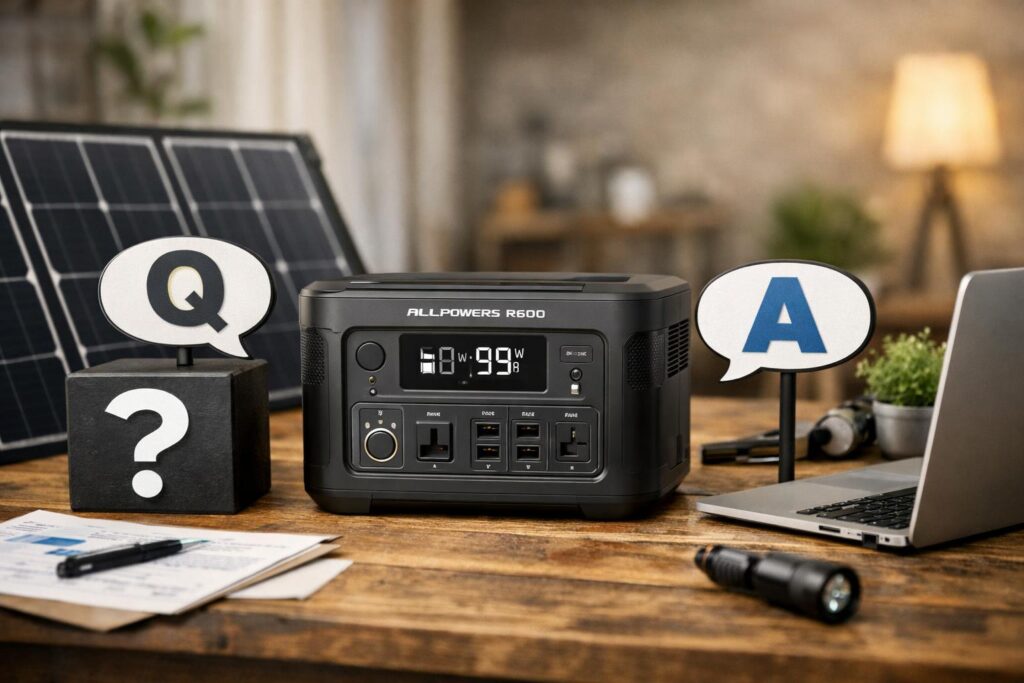 ALLPOWERS R600のQ&A（よくある質問）