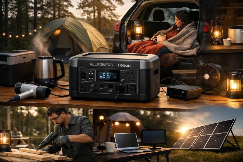 【シーン別】ALLPOWERS R1500LITEの活用術