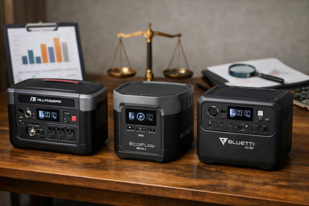 ALLPOWERS R1500LITEと他の人気モデルとの比較