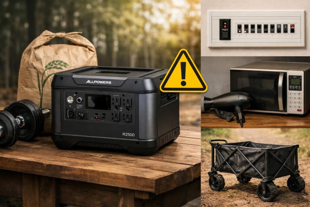 ALLPOWERS R2500購入前に知っておきたいデメリットと注意点