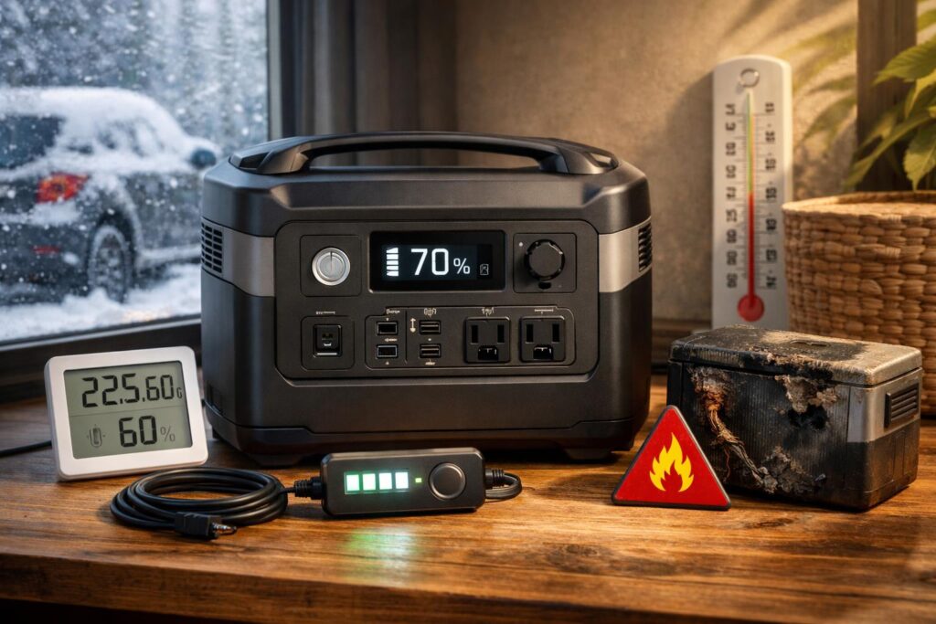 ポータブル電源を長く安全に使うためのポイント