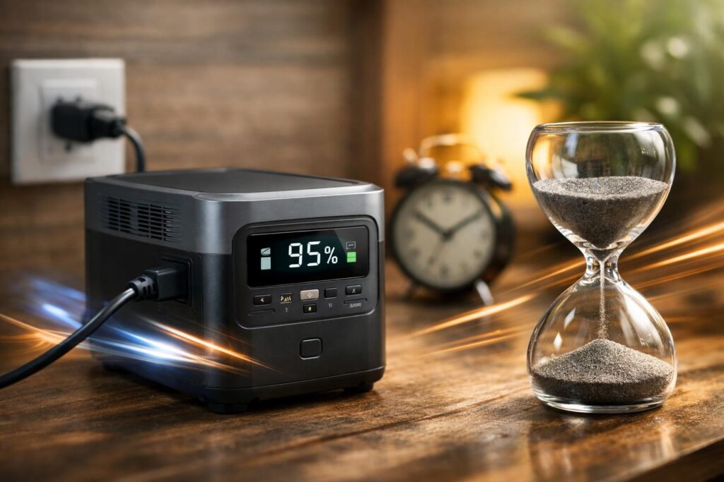 充電時間が早いポータブル電源の選び方