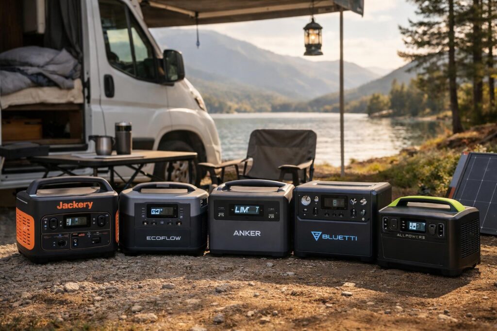 人気メーカー5社の特徴と車中泊でのメリットを比較