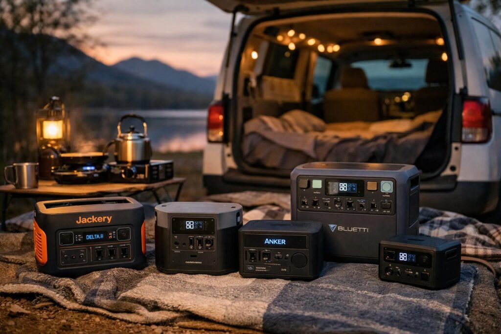 車中泊におすすめのポータブル電源5選を紹介