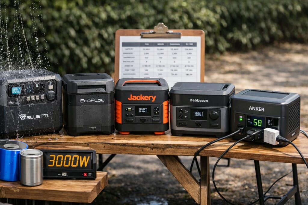 徹底比較表(主要5機種スペック一覧)