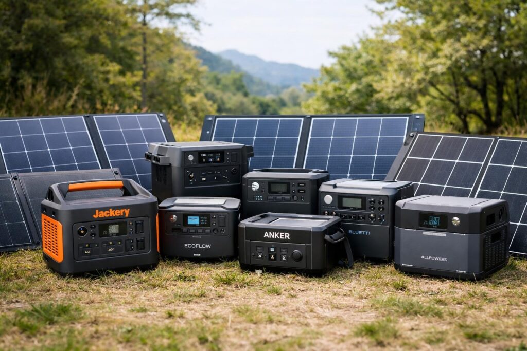 おすすめのポータブル電源とソーラーパネルセット