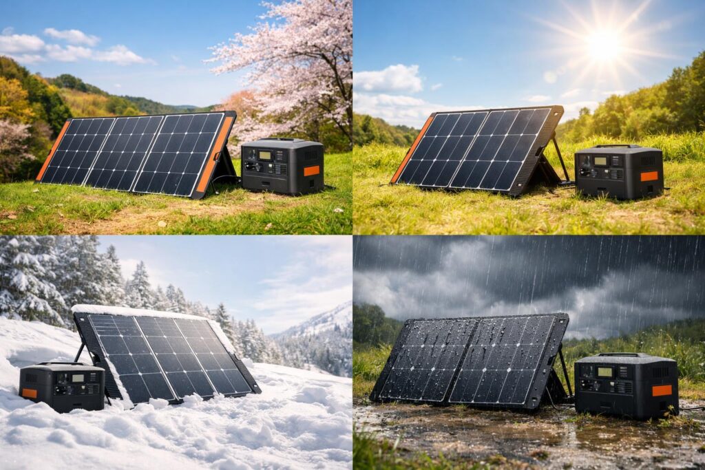 季節と天候別のソーラーパネル充電効率最適化ガイド