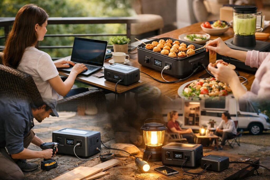 日常生活でのポータブル電源の活用シーン