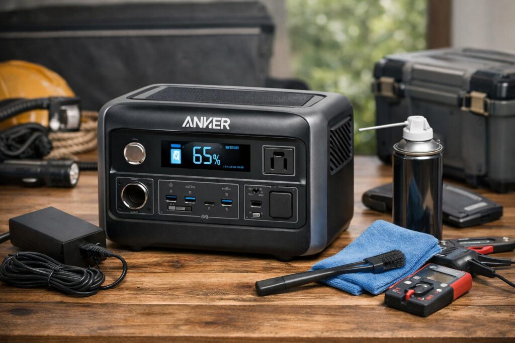 Ankerポータブル電源のメンテナンスと注意点