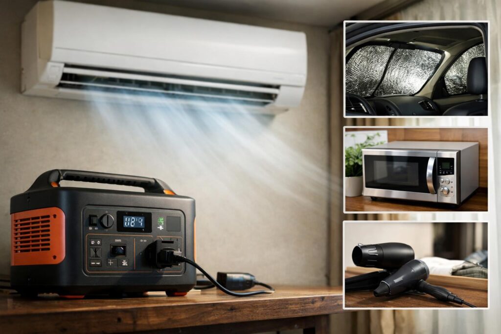 ポータブル電源でエアコンを長く動かすための「3つのコツ」