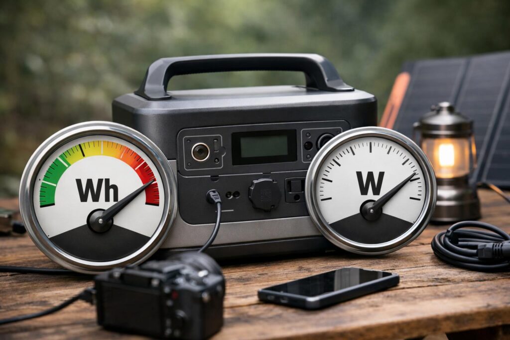 初心者でもわかる！ポータブル電源の「容量(Wh)」と「定格出力(W)」