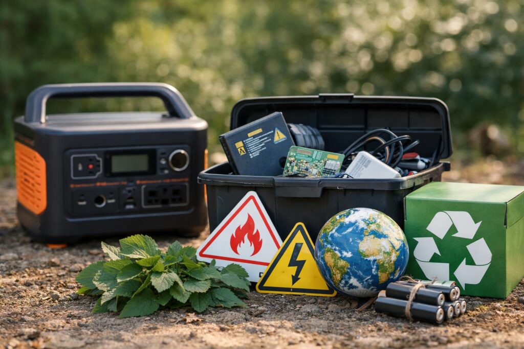 意外と知らない？ポータブル電源の「廃棄方法」と環境への配慮