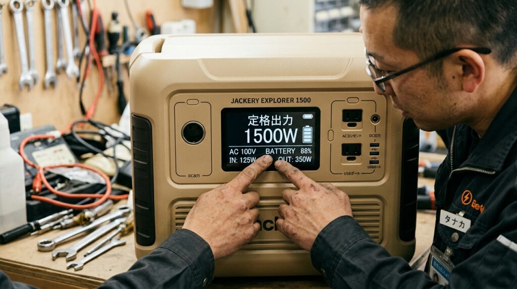 ポータブル電源の定格出力とは何か