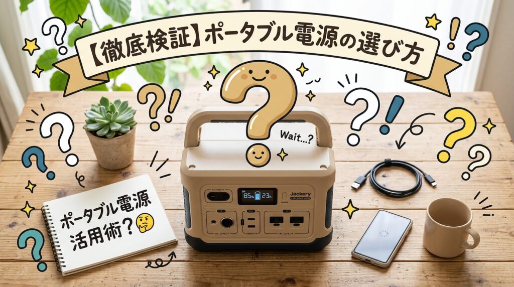 ポータブル電源の定格出力でよくある質問（FAQ）