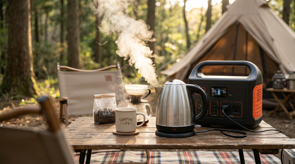 適切なポータブル電源を選んで、どこでも温かいお湯を使おう！