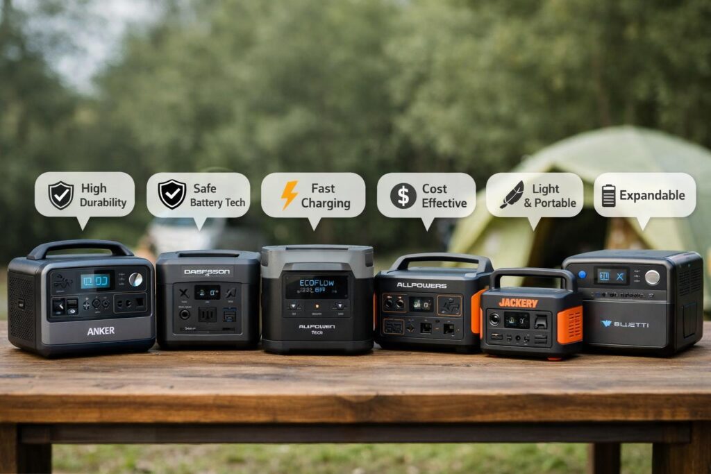 【2026最新】リン酸鉄リチウムポータブル電源おすすめランキング6選