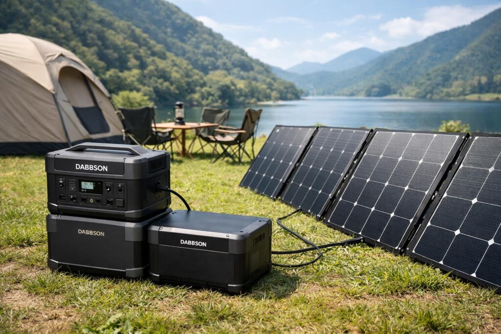 拡張バッテリーとソーラーパネルでシステムを拡張！