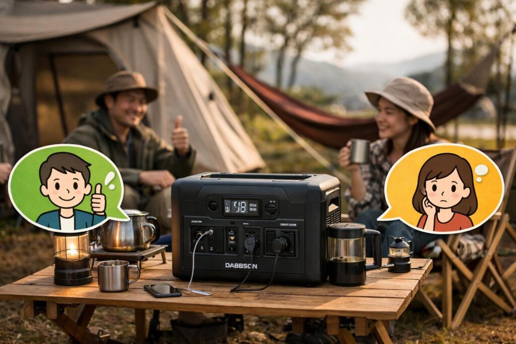 ダブソン ポータブル電源の口コミ・評判とよくある質問