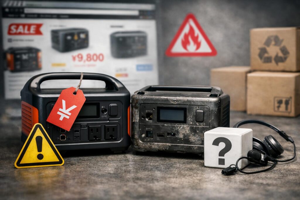買う前に気づきたい。避けたほうがいいポータブル電源の特徴