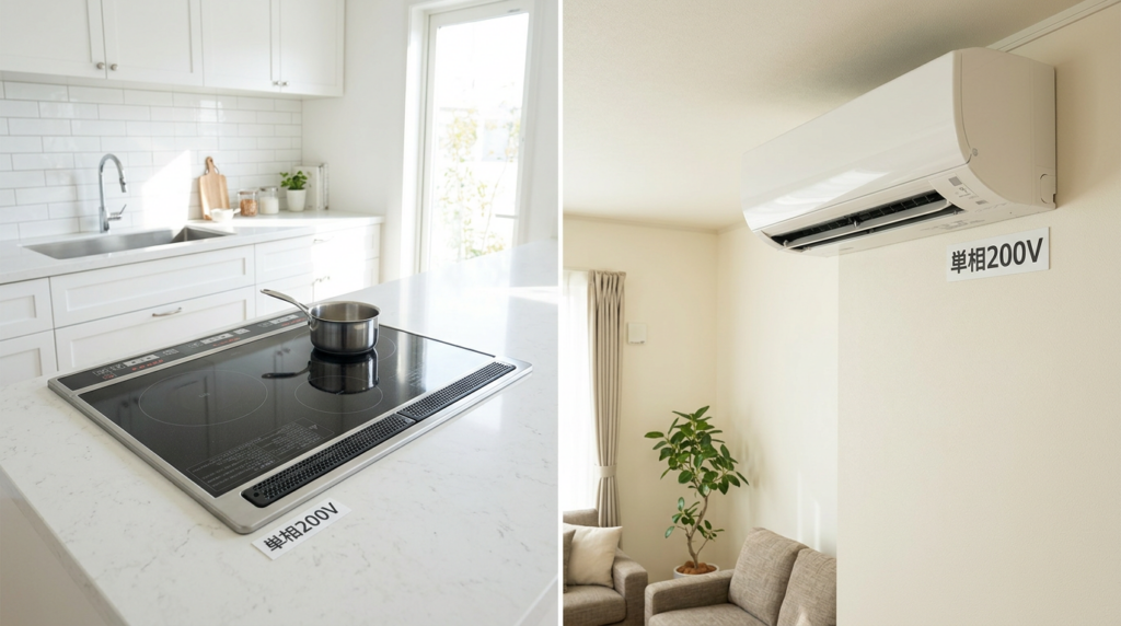 200Vが必要な家電一覧と消費電力の目安