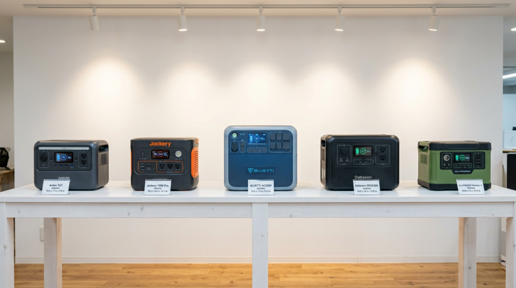 100V対応の大容量おすすめポータブル電源ランキング