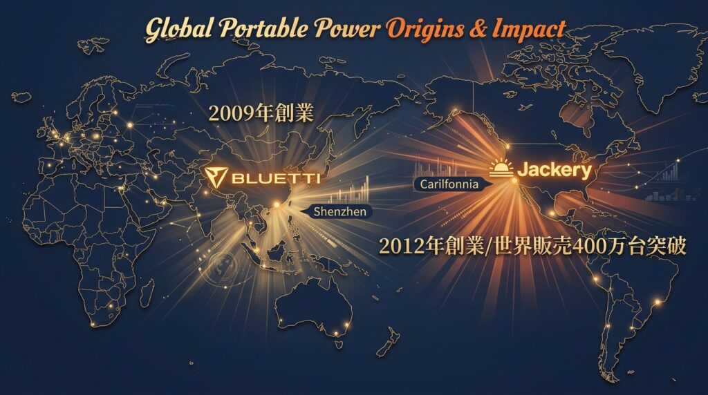 BLUETTIとJackeryの会社概要・ブランドを比較