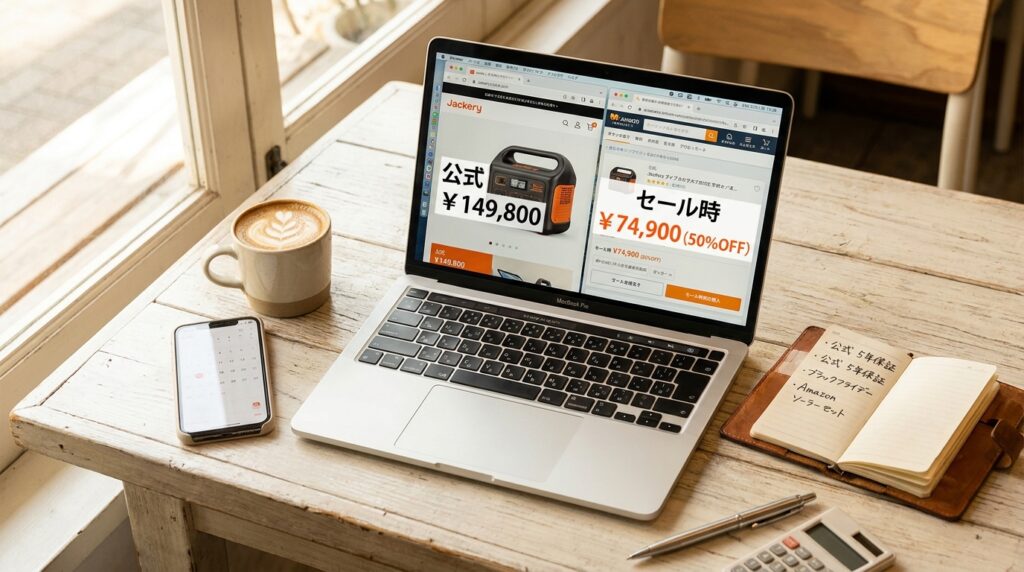 Jackery 1500 Newはどこで買うのがお得?|セール時期と購入ポイント