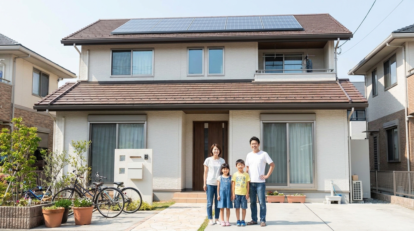 太陽光発電は4人家族で何kW必要?容量の目安と選び方を電気工事士が解説【2026年】