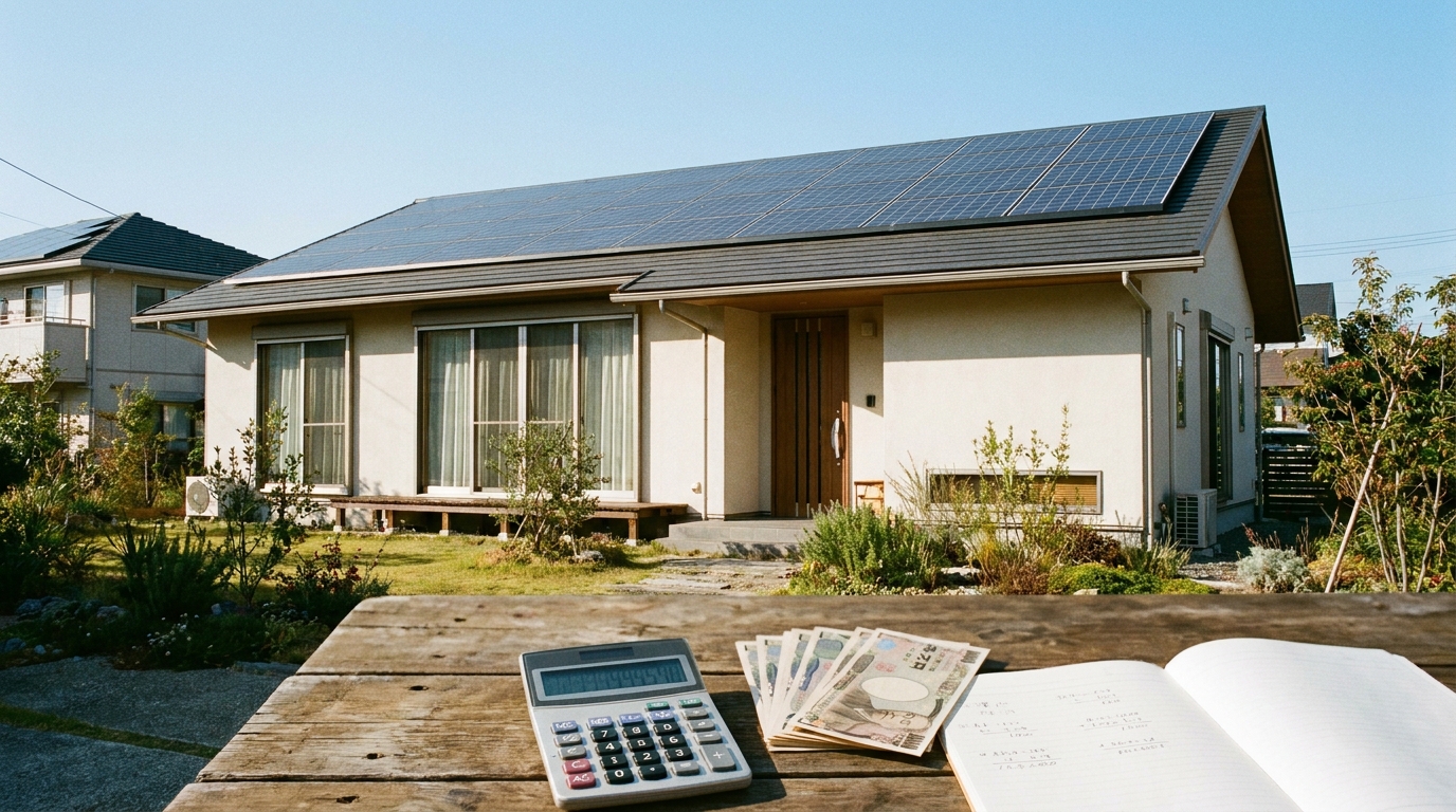 太陽光発電の費用・相場2026|1kWあたり単価・容量別の価格と初期費用の内訳を電気工事士が解説