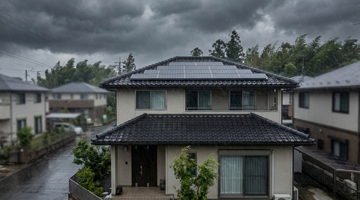 太陽光発電の火災保険は必要？台風・地震・雪の補償と対策を電気工事士が解説【2026年】