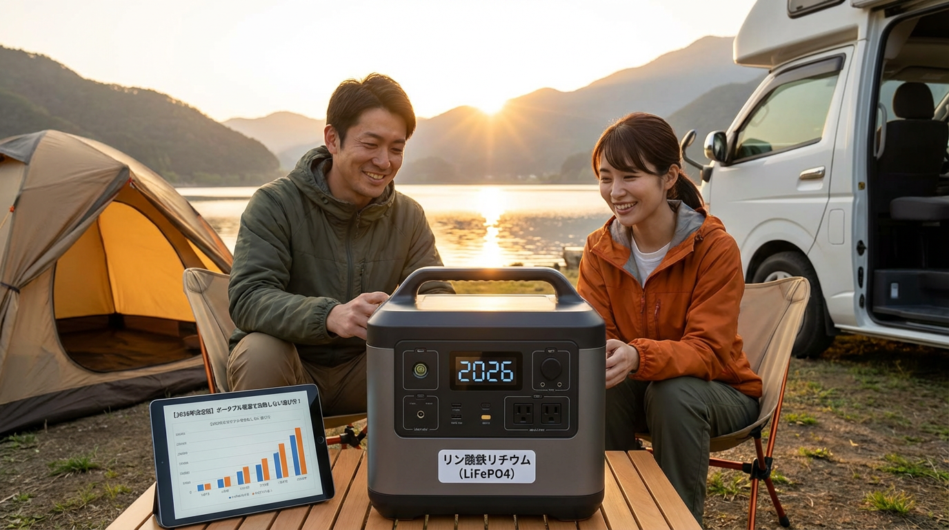 2026年最新ポータブル電源の選び方とおすすめ比較