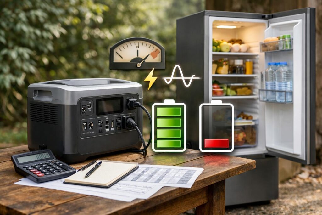 ステップ2 冷蔵庫に最適なポータブル電源の選び方