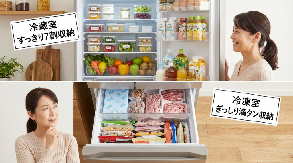 冷蔵庫収納のコツ