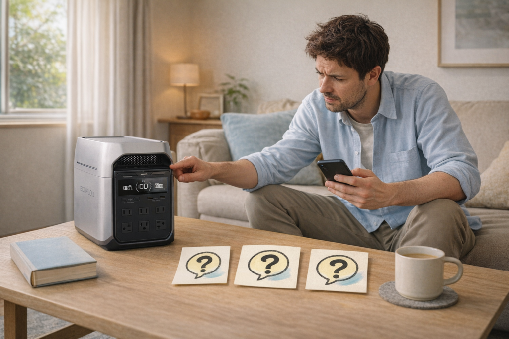 EcoFlow DELTA 3に関するよくある質問