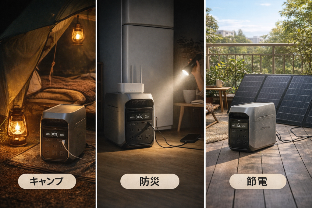 DELTA 3 Plusを実際に使うとどうなる？用途別シミュレーション