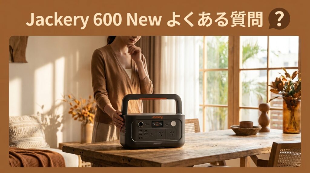 Jackery 600 Newに関するよくある質問