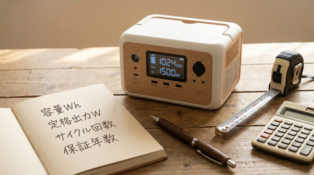 ポータブル電源のおすすめ選び方｜失敗しない7つのチェックポイント