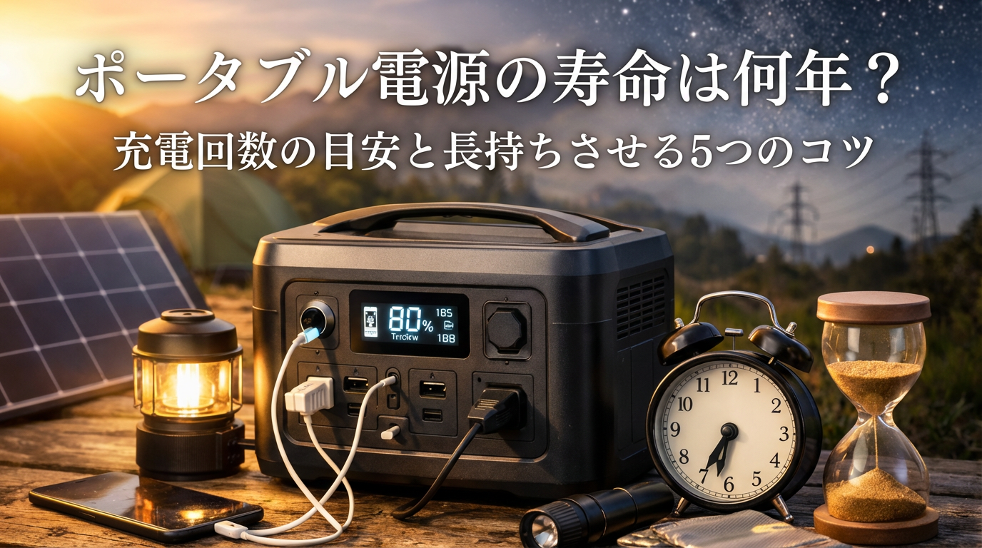 充電回数の目安と長持ちさせる5つのコツ