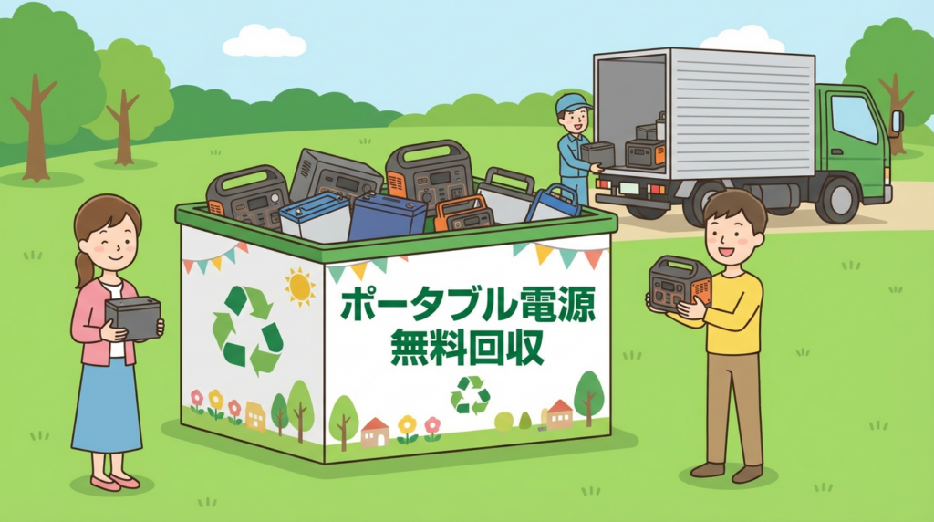 ポータブル電源無料回収