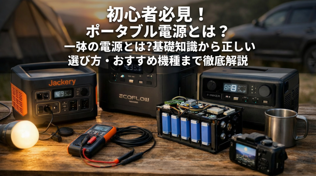 初心者必見！ ポータブル電源とは？基礎知識から正しい選び方・おすすめ機種まで徹底解説