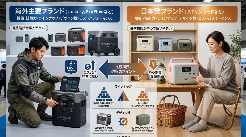 日本ブランドVS海外ブランド