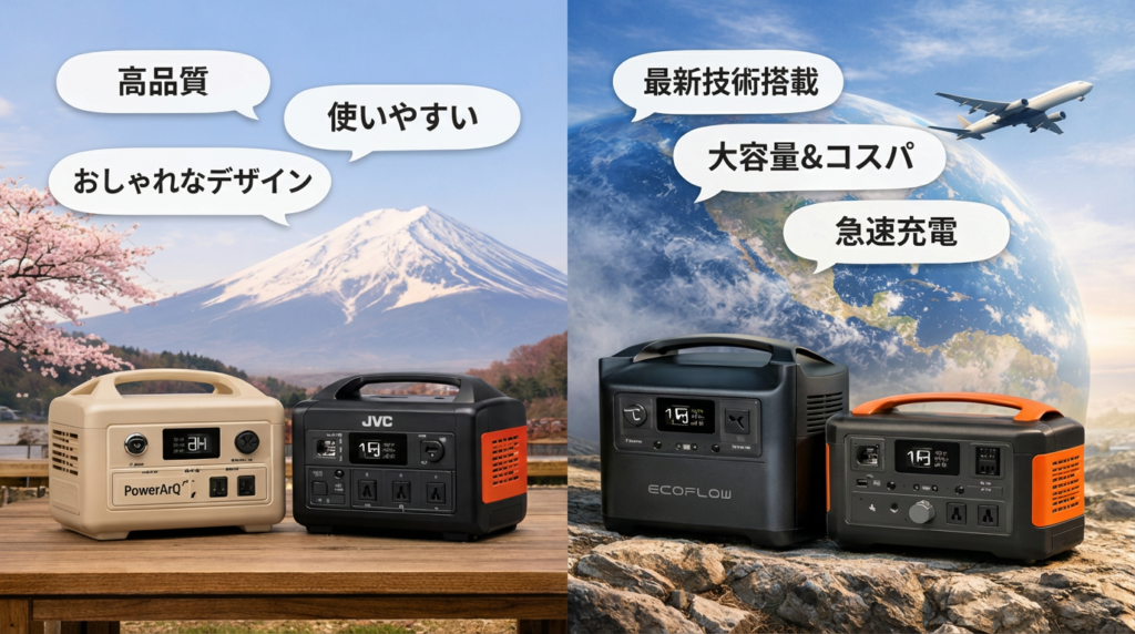 日本メーカー vs 海外メーカー！違いと選び方のコツ