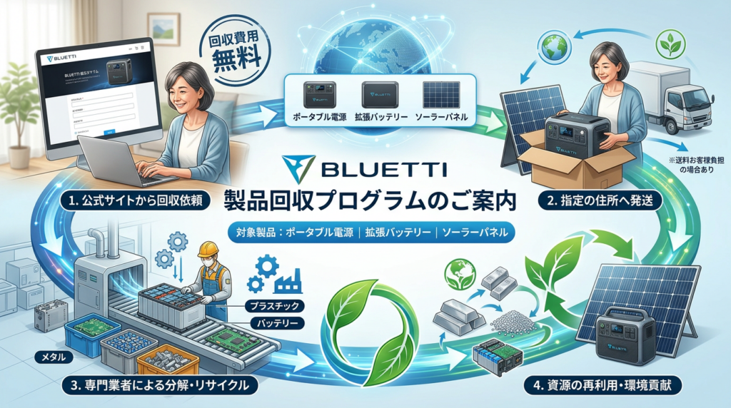 BLUETTIブルーティ製品回収プログラム