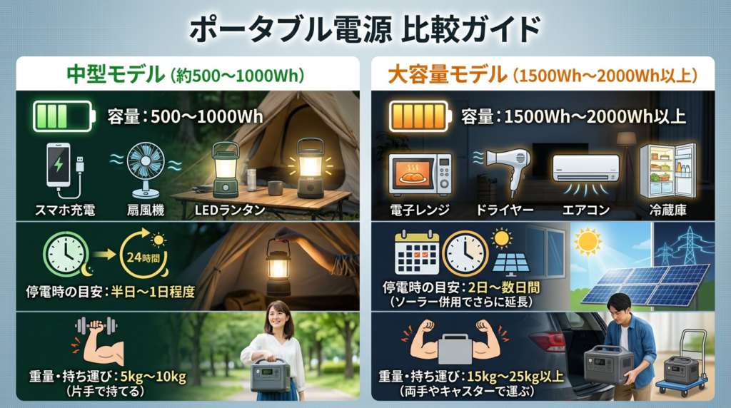 ポータブル電源比較ガイド